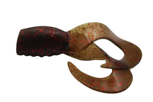 Load image into Gallery viewer, Ashworth Lures Split Tail Grub - Root Beer (3 per pack)