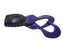 Load image into Gallery viewer, Ashworth Lures Split Tail Grub - Purple (3 per pack)