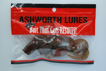 Load image into Gallery viewer, Ashworth Lures Split Tail Grub - Root Beer (3 per pack)