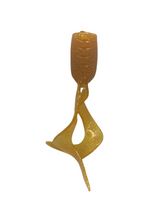 Load image into Gallery viewer, Ashworth Lures Split Tail Grub - Amber (3 per pack)