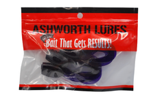 Load image into Gallery viewer, Ashworth Lures Split Tail Grub - Purple (3 per pack)