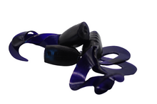 Load image into Gallery viewer, Ashworth Lures Split Tail Grub - Purple (3 per pack)