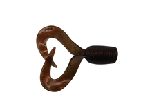 Load image into Gallery viewer, Ashworth Lures Split Tail Grub - Root Beer (3 per pack)