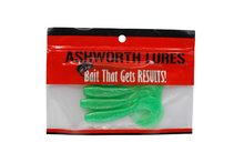Load image into Gallery viewer, Ashworth Lures Single Tail Grub - Green (5 per pack)