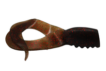 Load image into Gallery viewer, Ashworth Lures Split Tail Grub - Root Beer                 (3 per pack)
