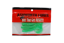 Load image into Gallery viewer, Ashworth Lures Single Tail Grub - Green                  (5 per pack)
